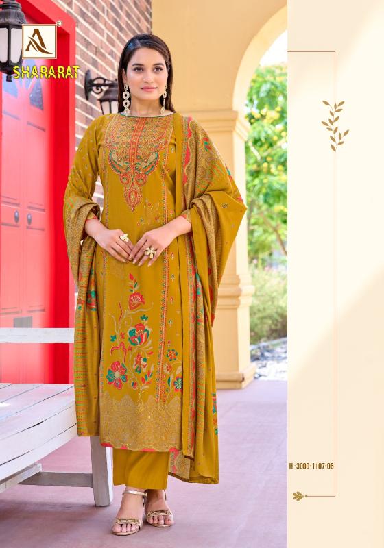 Alok suits shararat dress materials wholesale